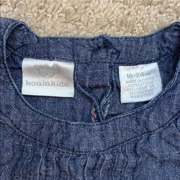 Toddler Denim Dress - Picture 6 of 8